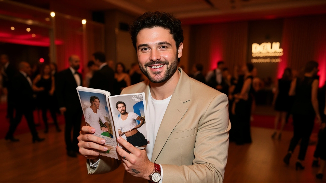 Dylan Efron Keeps His Watch On at OMEGA Boston Gala